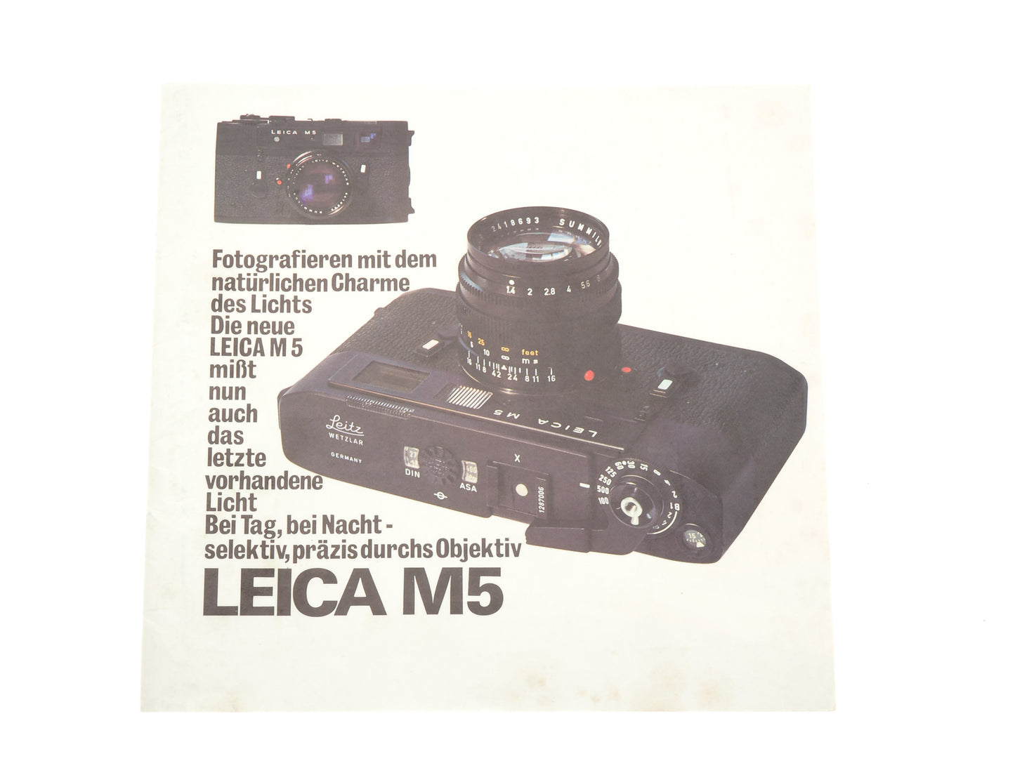 Leica M 5 Brochure - Accessory