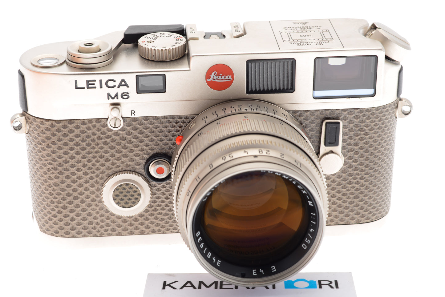 Leica M6 150 Jahre Photographie / 75 Jahre Leica Photographie Platinum - Camera