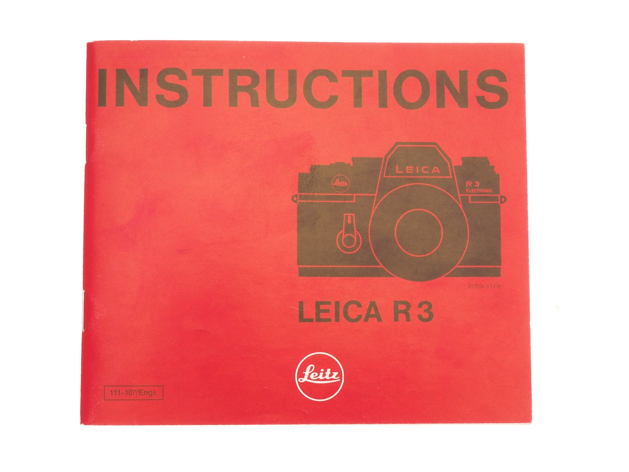 Leica R3 Instructions - Accessory