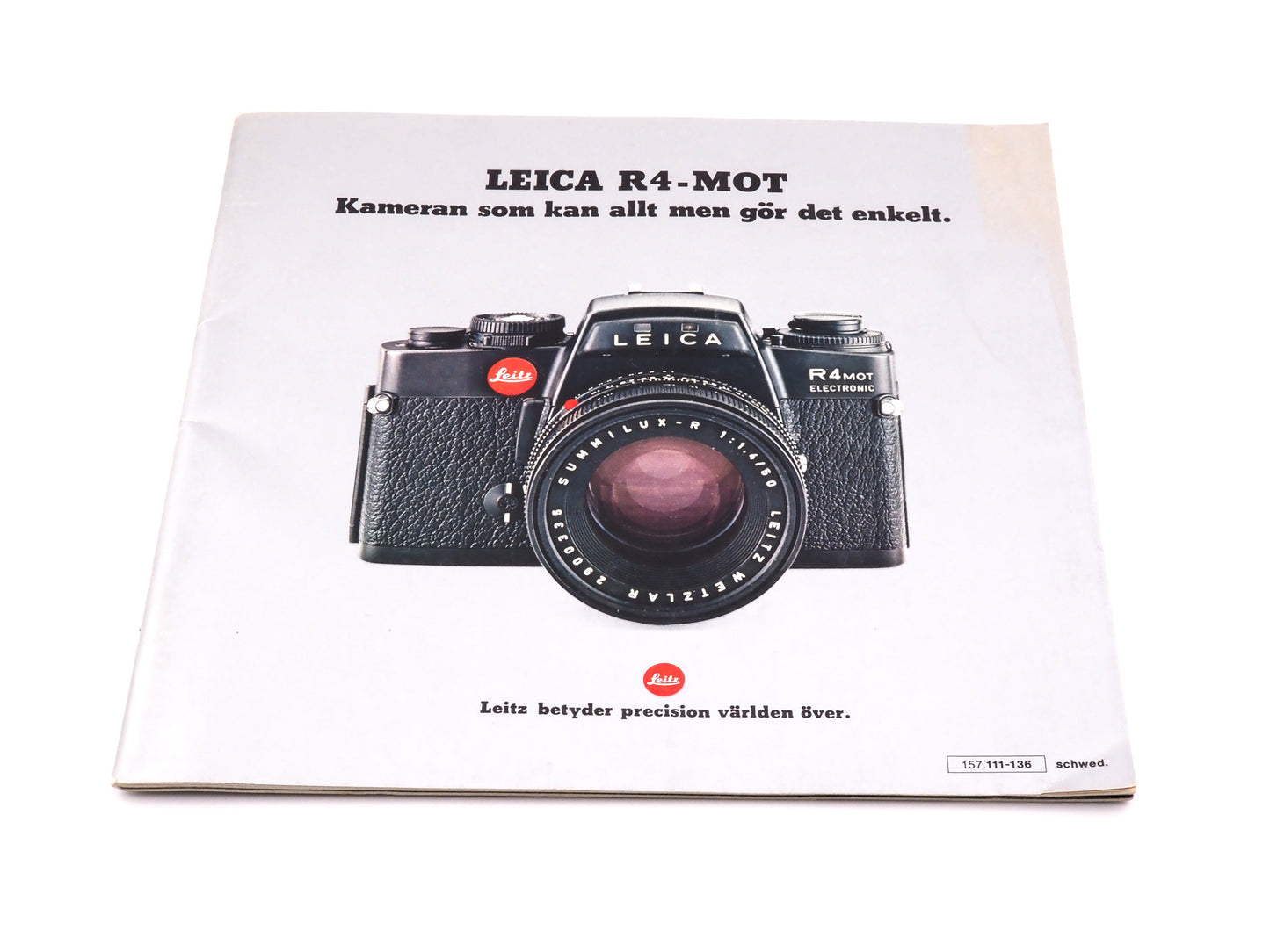 Leica R4-MOT Brochure - Accessory
