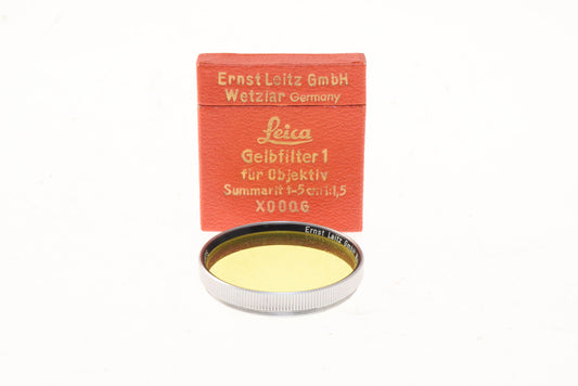 Leica Gelbfilter 1 (Y) for Summarit 5cm f1.5 (XOOOG) - Accessory