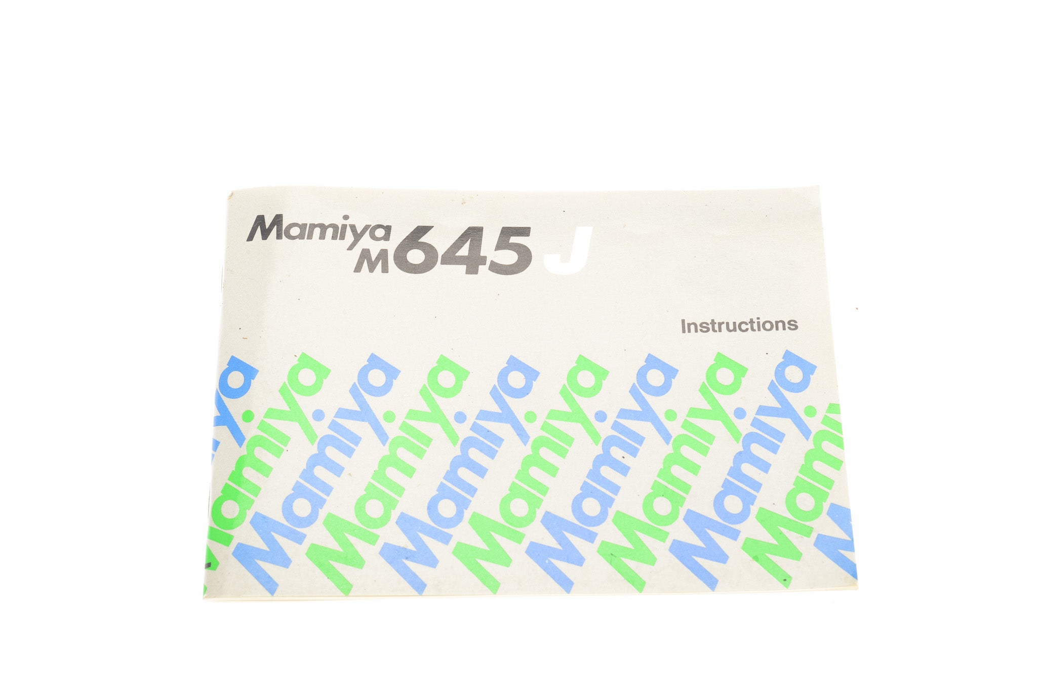 Mamiya M645J Instructions - Accessory
