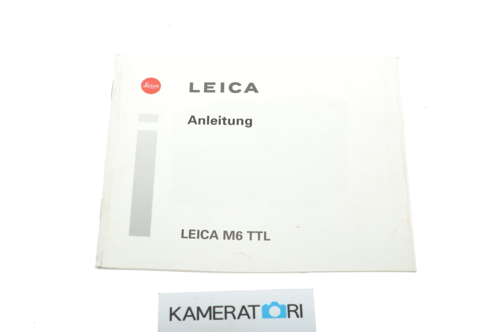Leica M6 TTL Anleitung