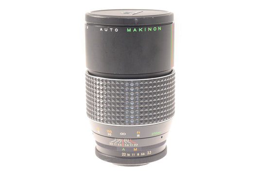 Makinon 200mm f3.3 Auto Multi-Coated - Lens