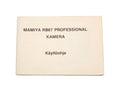 Mamiya RB67 Professional Instructions - Accessory