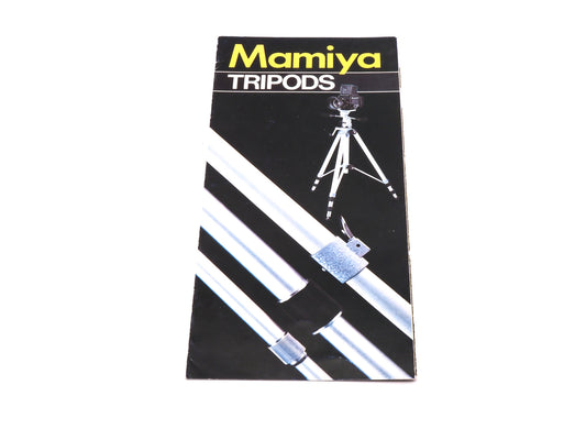 Mamiya Tripods Brochure - Accessory