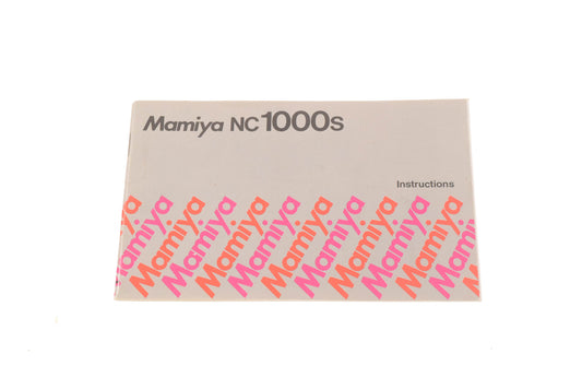 Mamiya NC1000s Instructions - Accessory