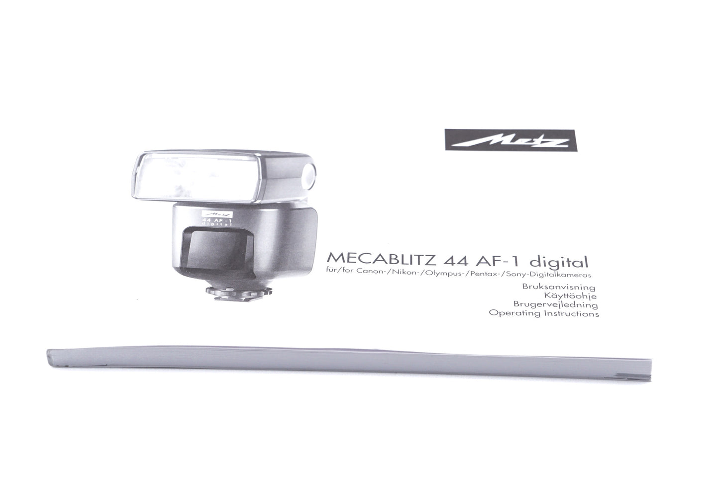 Metz Mecablitz 44 AF-1 Instructions - Accessory