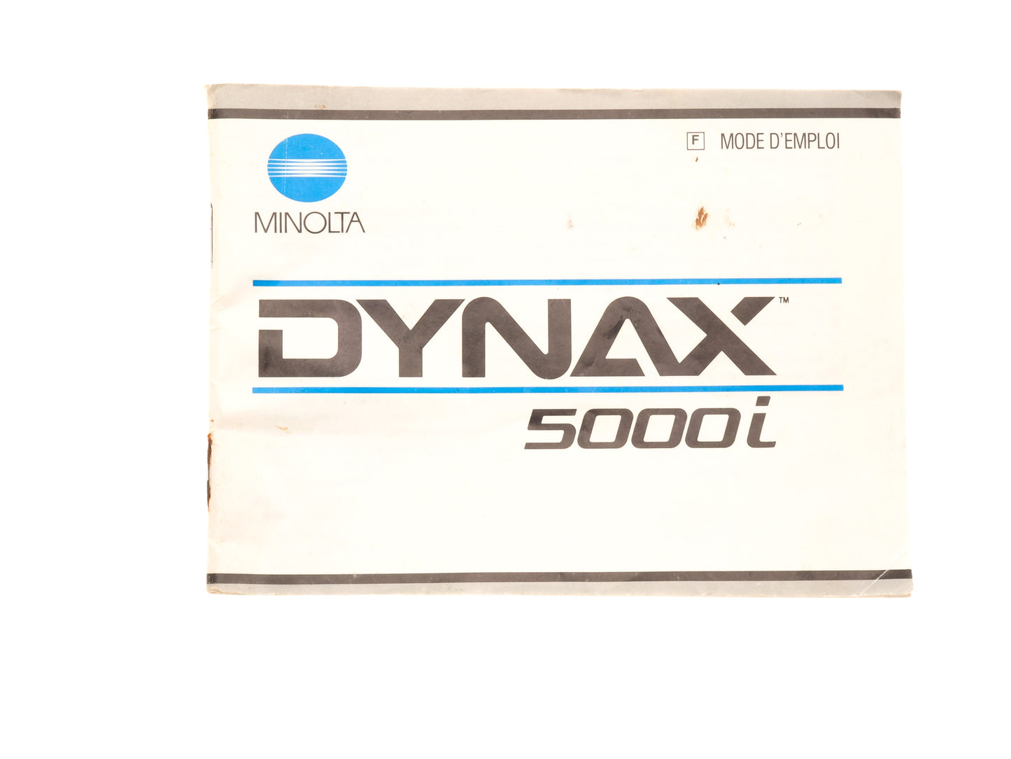 Minolta Dynax 5000i Instructions - Accessory