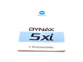 Minolta Dynax 5xi Instructions - Accessory