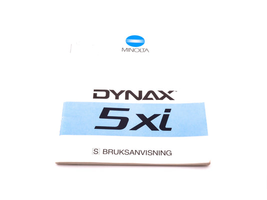 Minolta Dynax 5xi Instructions - Accessory