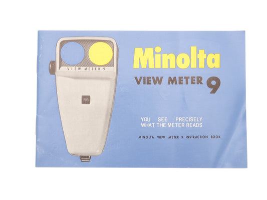 Minolta View Meter 9 Instruction Manual - Accessory