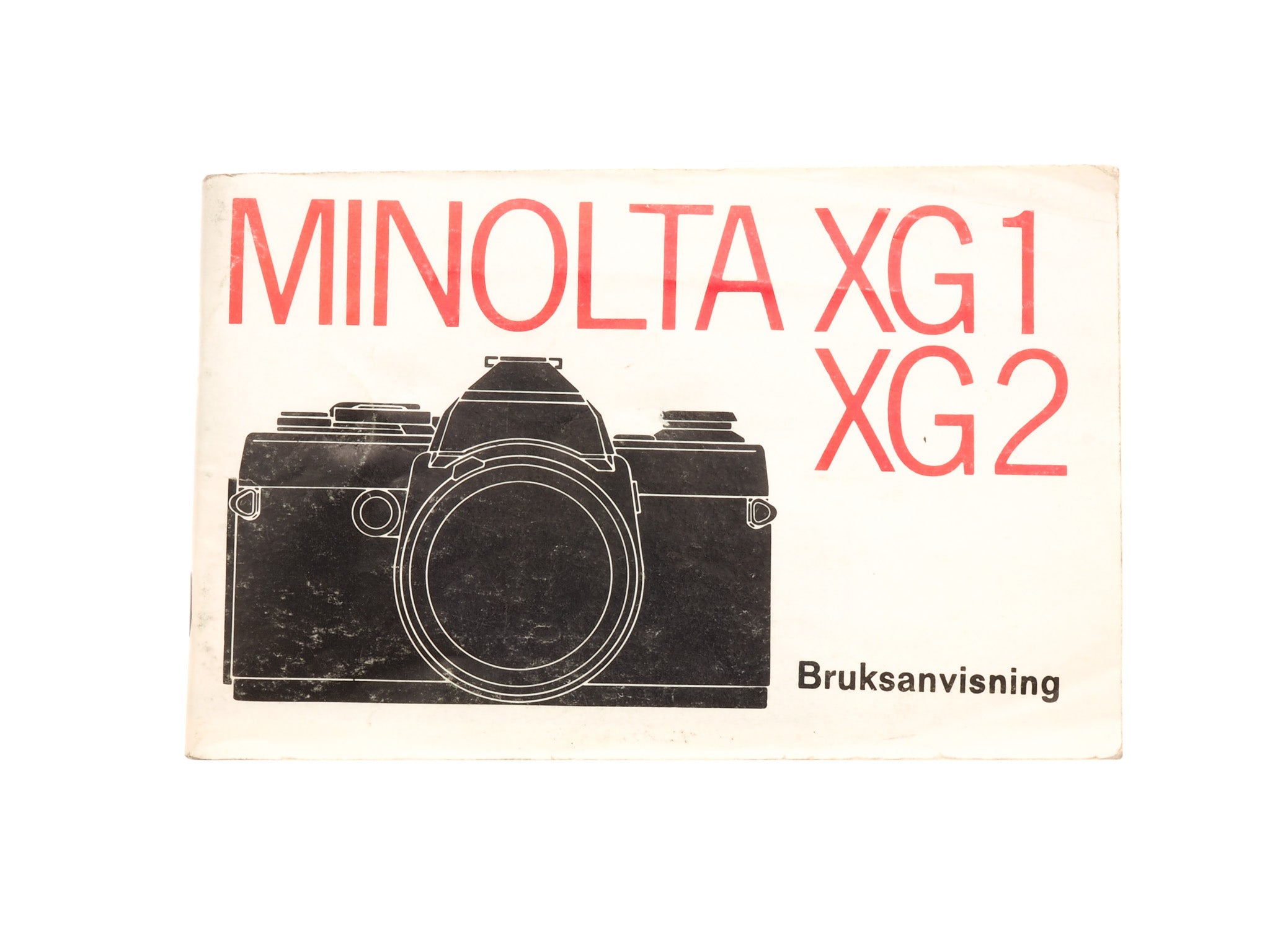 Minolta XG1/XG2 Instructions - Accessory