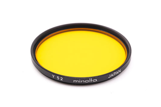 Minolta 55mm Yellow Filter Y52 - Accessory