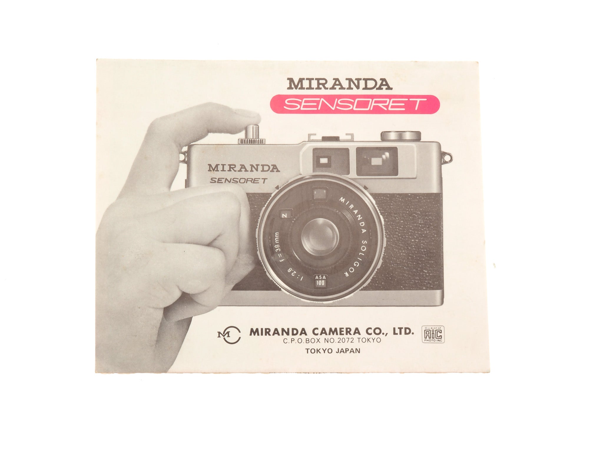 Miranda Sensoret Instructions - Accessory