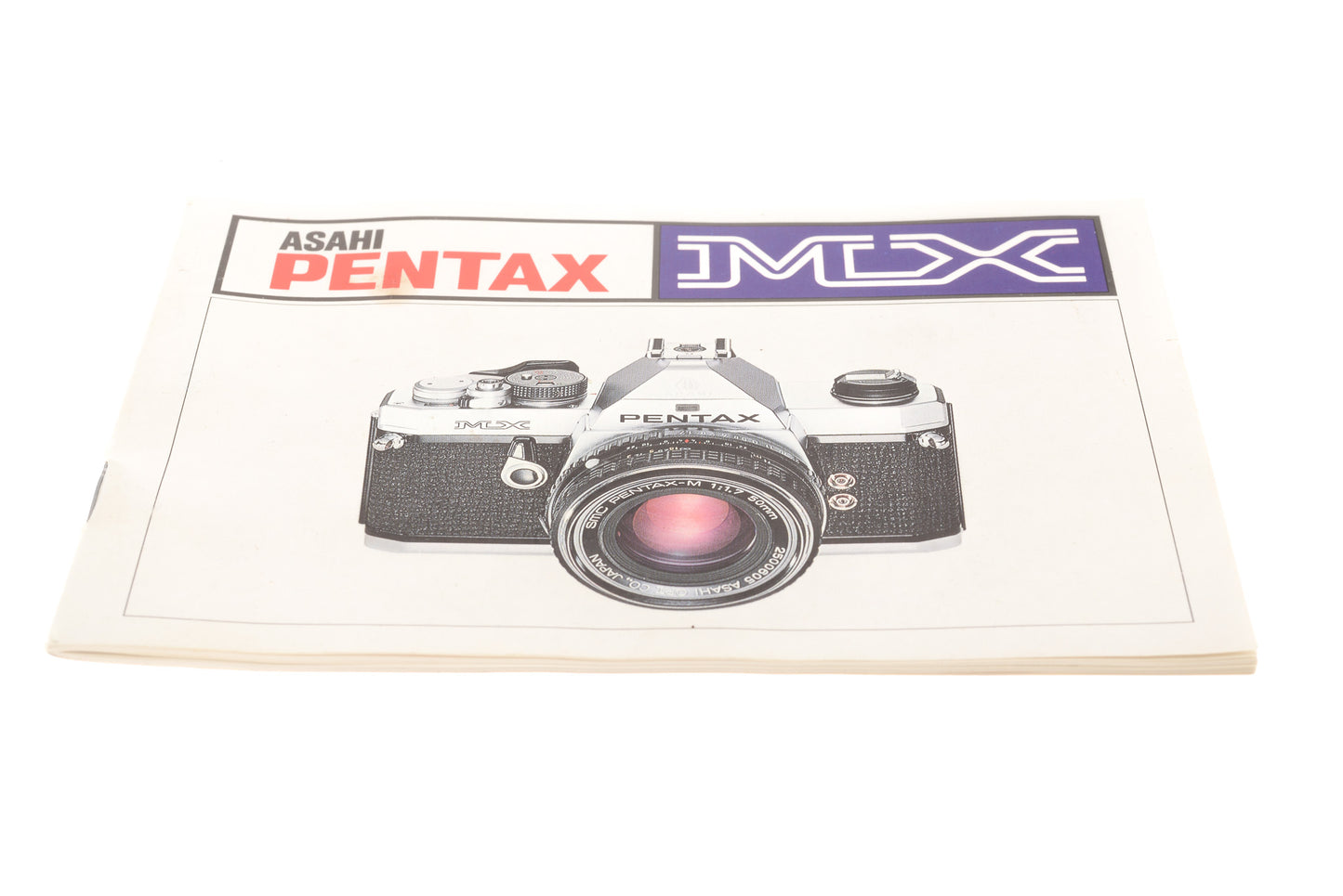Pentax MX Instructions