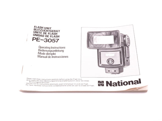 National PE-3057 Instructions - Accessory