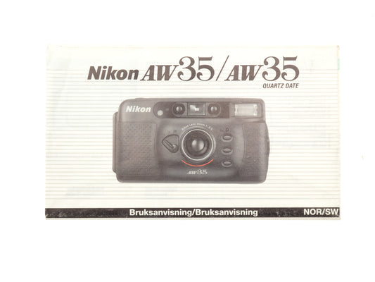 Nikon AW35 / AW35 Quartz Date Instruction Manual - Accessory