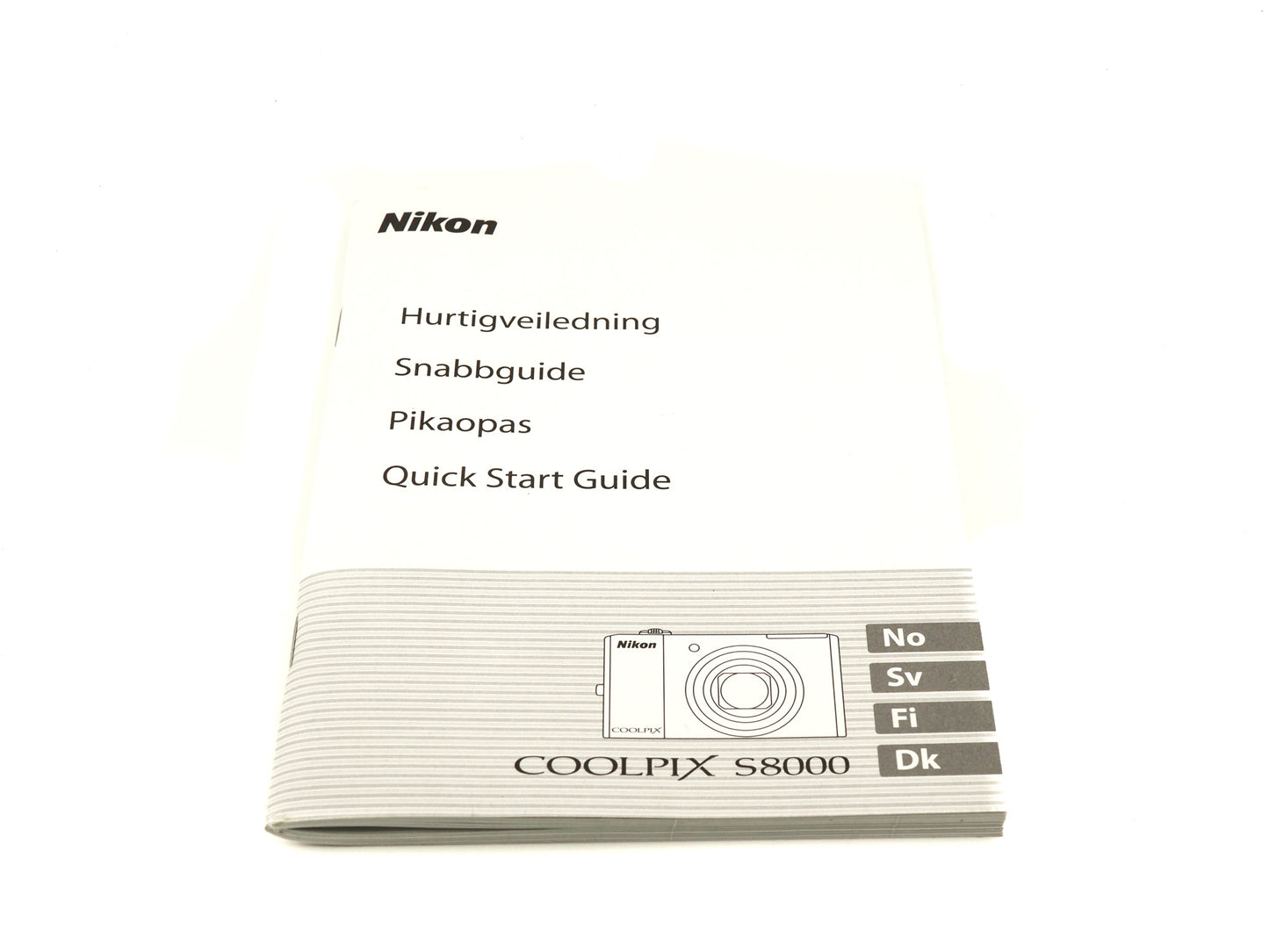 Nikon CoolPix S8000 Quick Guide - Accessory