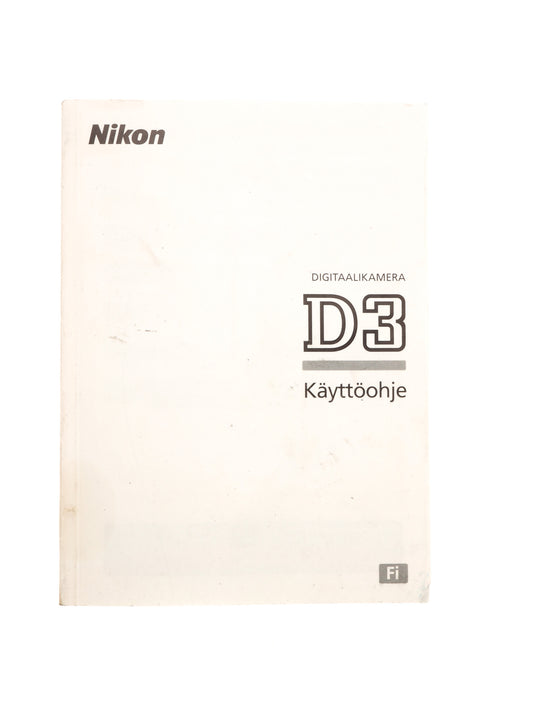Nikon D3 Instruction Manual - Accessory