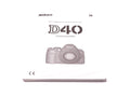 Nikon D40 Instructions - Accessory