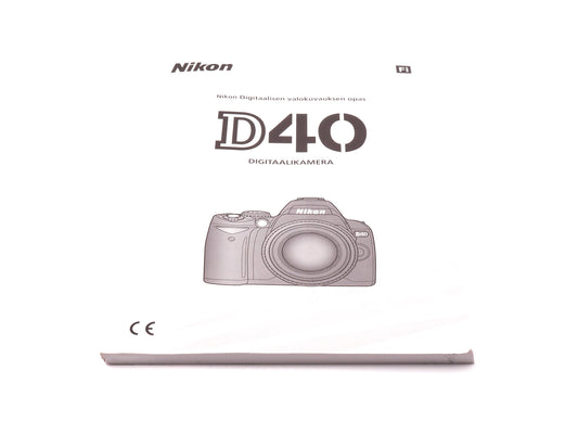 Nikon D40 Instructions - Accessory