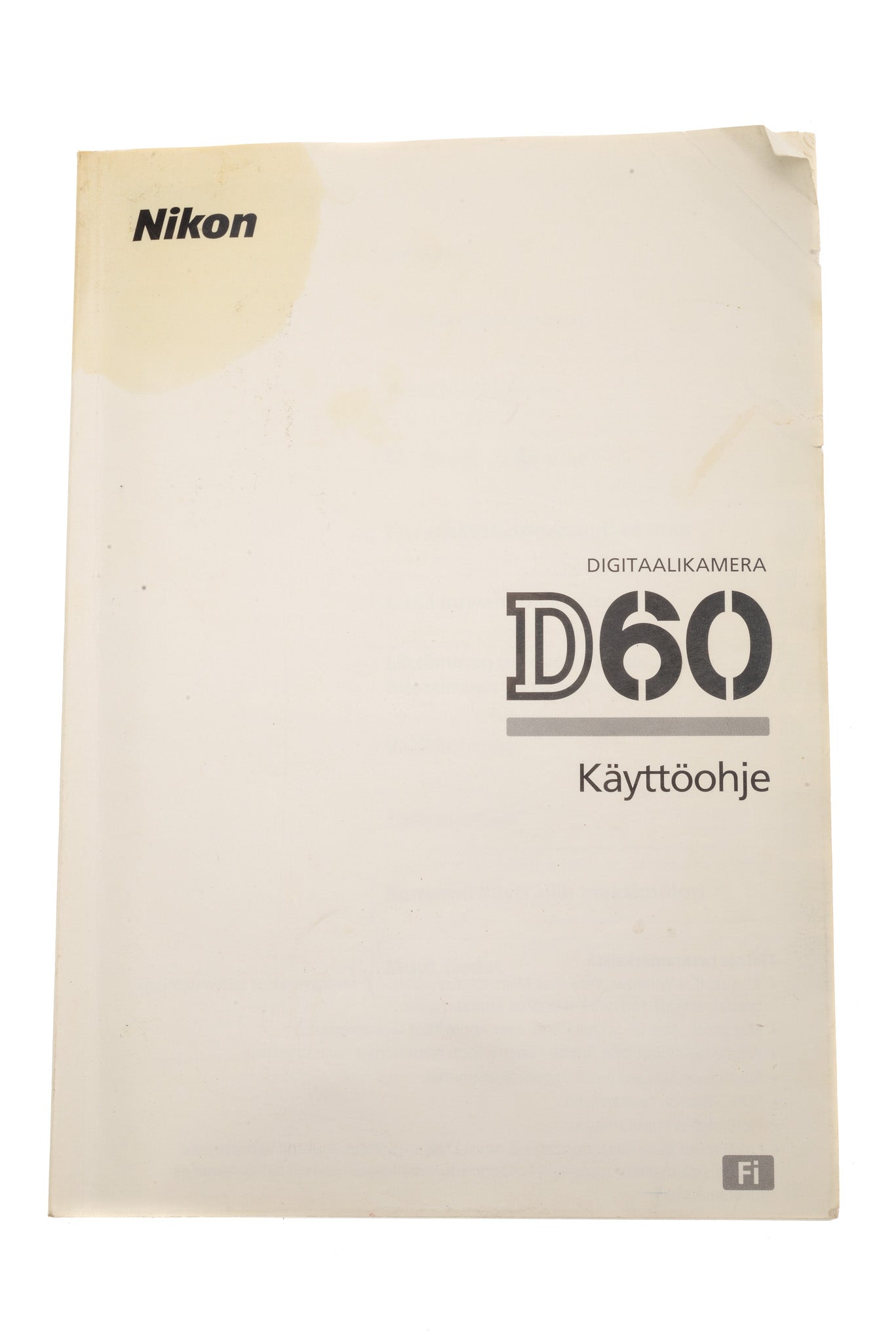 Nikon D60 Instruction Manual - Accessory