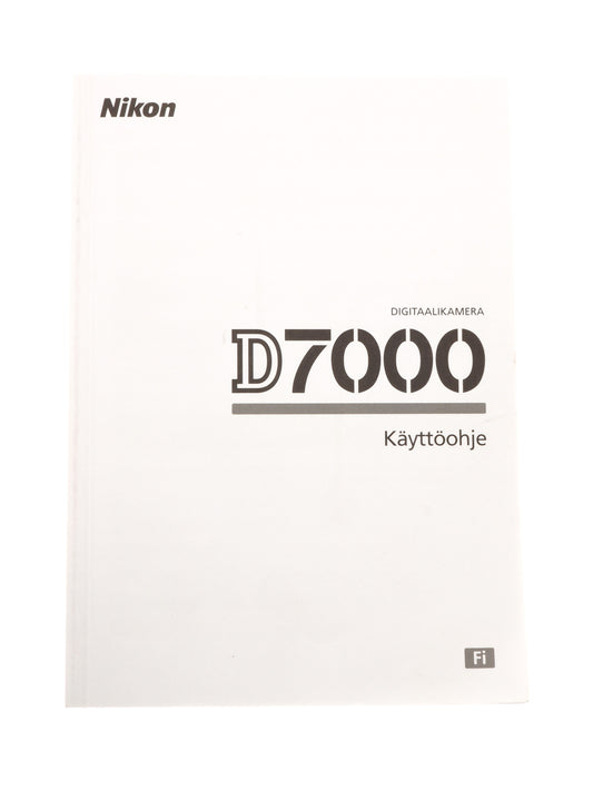 Nikon D7000 Instructions - Accessory