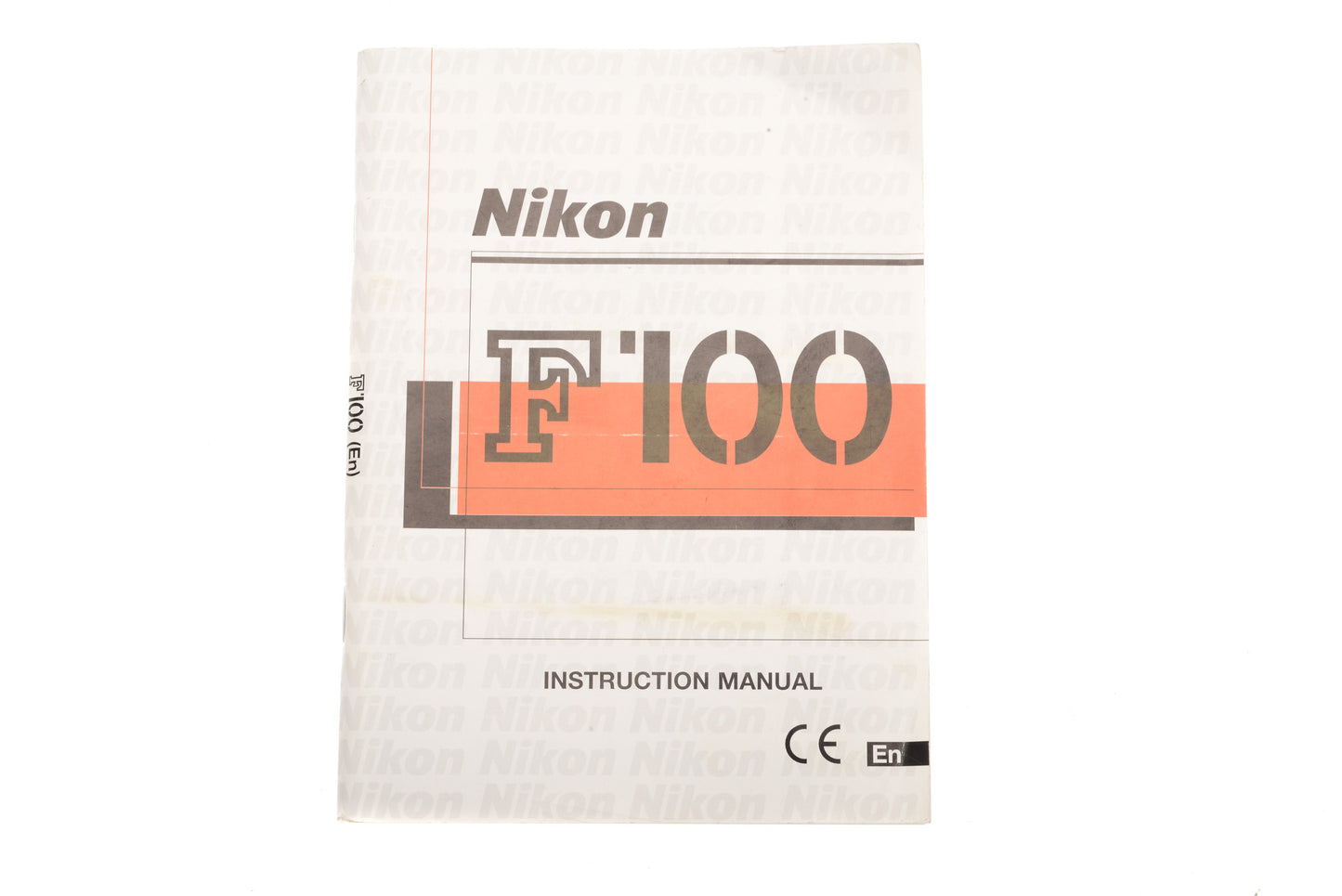 Extranjero camioneta erupción Nikon F100 Instruction Manual - Accessory