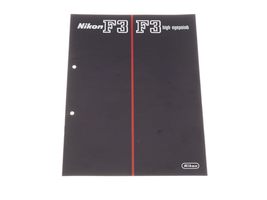 Nikon F3 / F3 High Eyepoint Brochure - Accessory