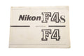 Nikon F4/F4S Instruction Manual - Accessory