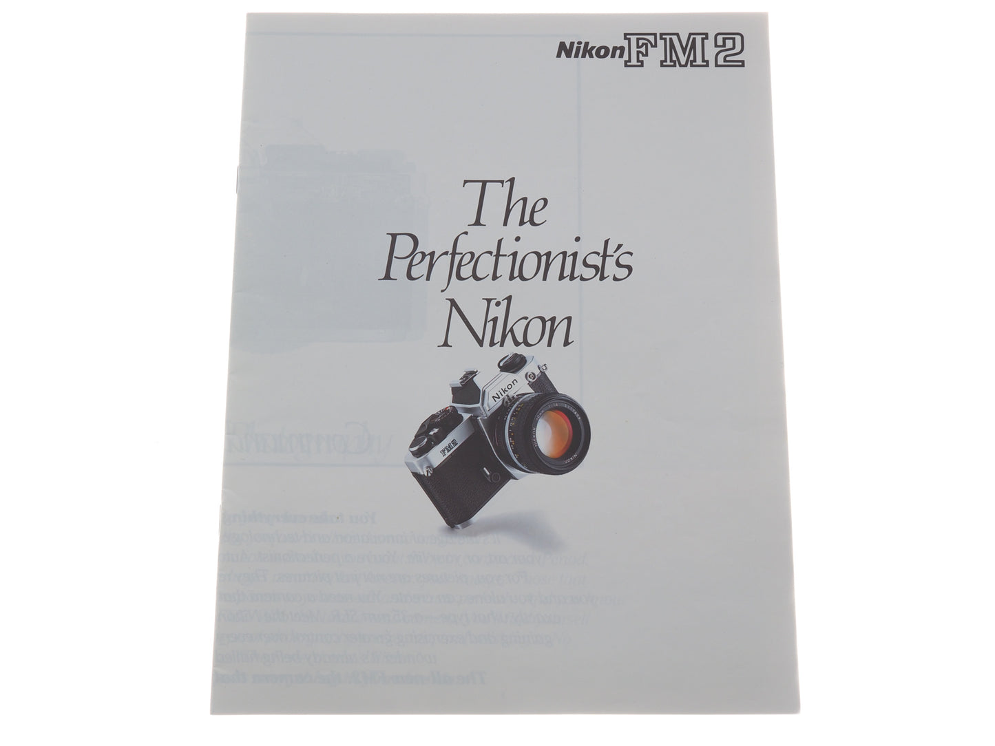 Nikon FM2 Brochure - Accessory