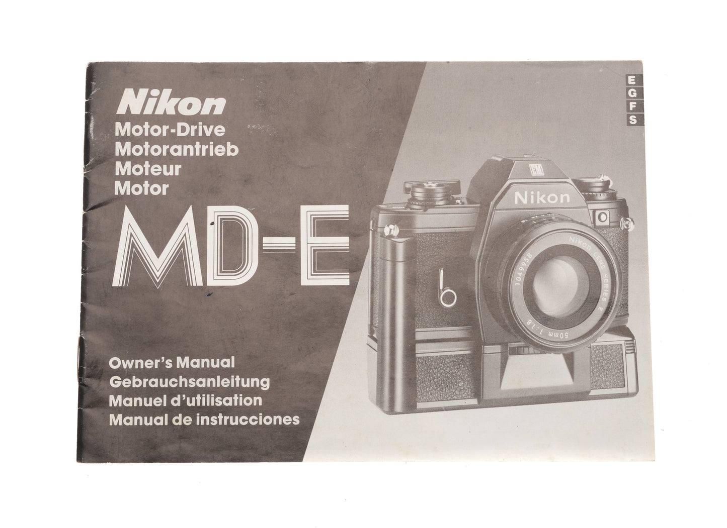 Nikon MD-E Instruction Manual - Accessory