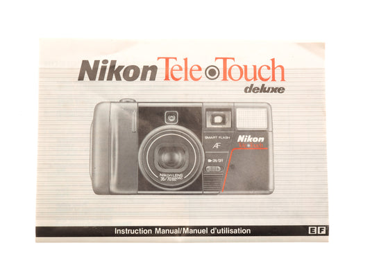 Nikon Tele Touch Deluxe Instructions - Accessory