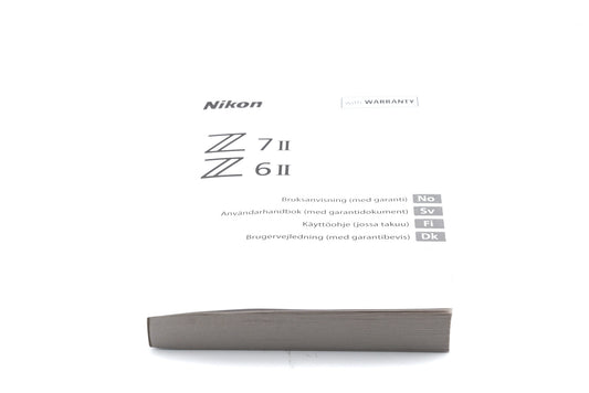 Nikon Z6 II/Z7 II Instructions - Accessory