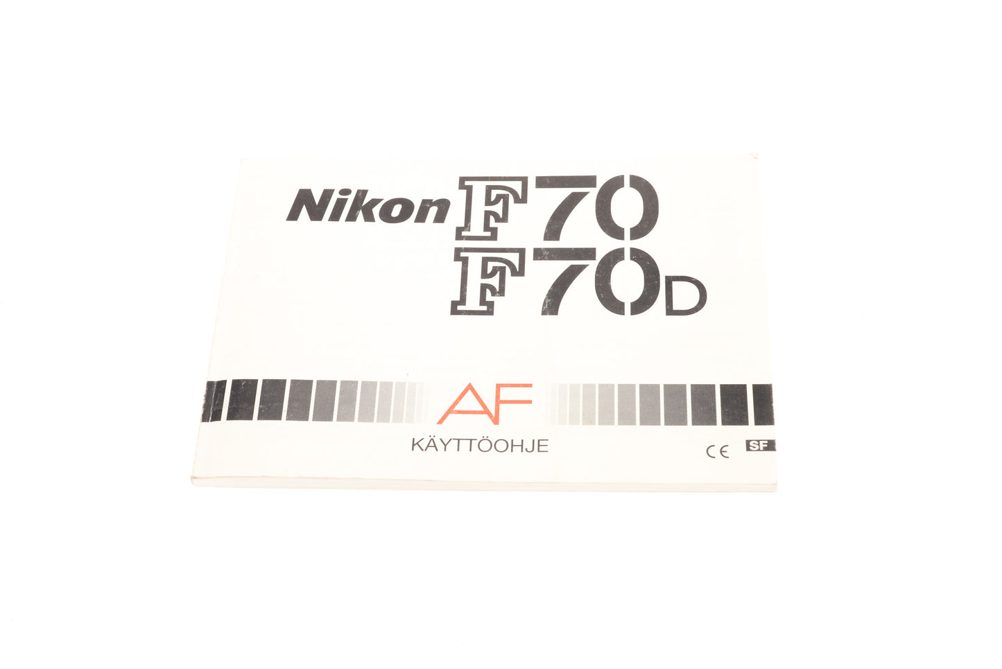 Nikon F70/F70D Käyttöohje - Accessory