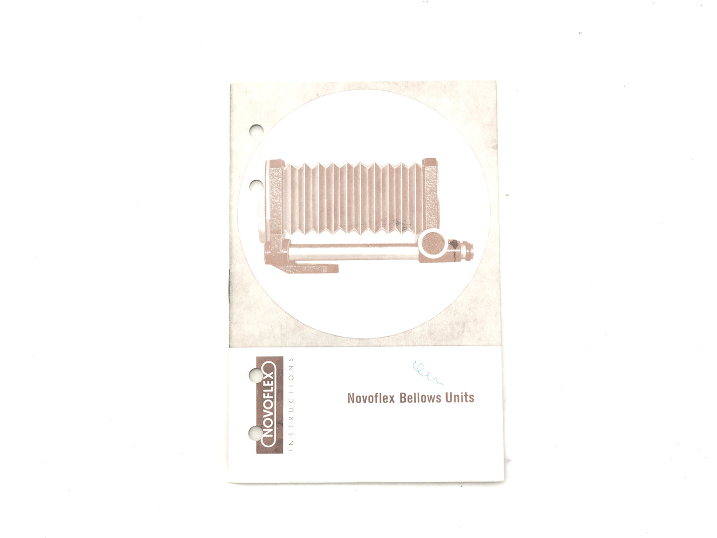 Novoflex Bellows Units Instructions - Accessory