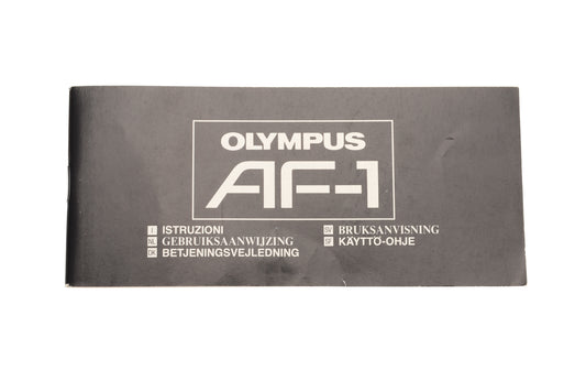 Olympus AF-1 Instructions - Accessory