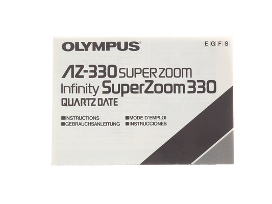 Olympus AZ-330 SuperZoom / Infinity SuperZoom 330 Quartz Date Instructions - Accessory