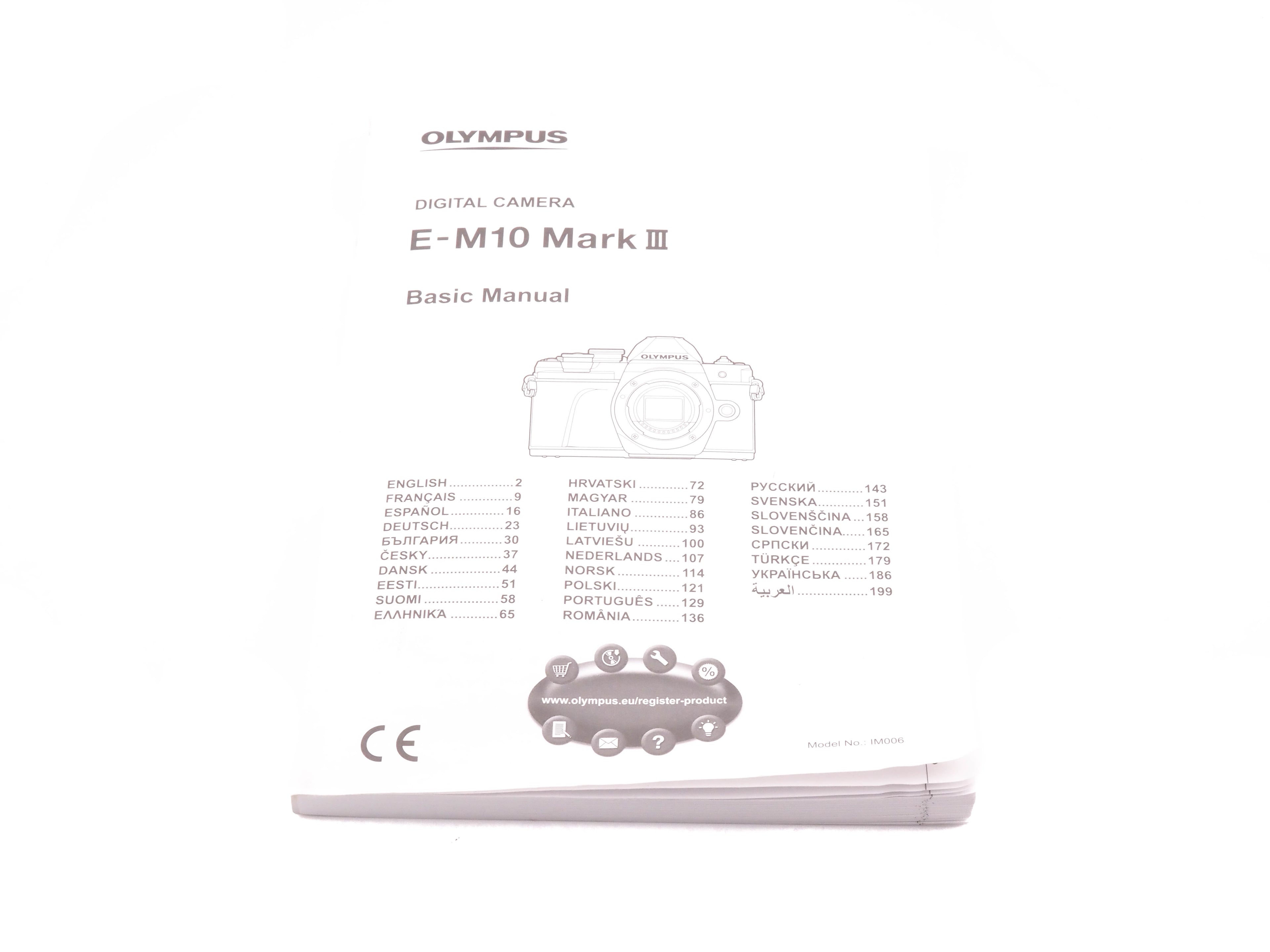 Olympus E-M10 Mark III Instructions - Accessory
