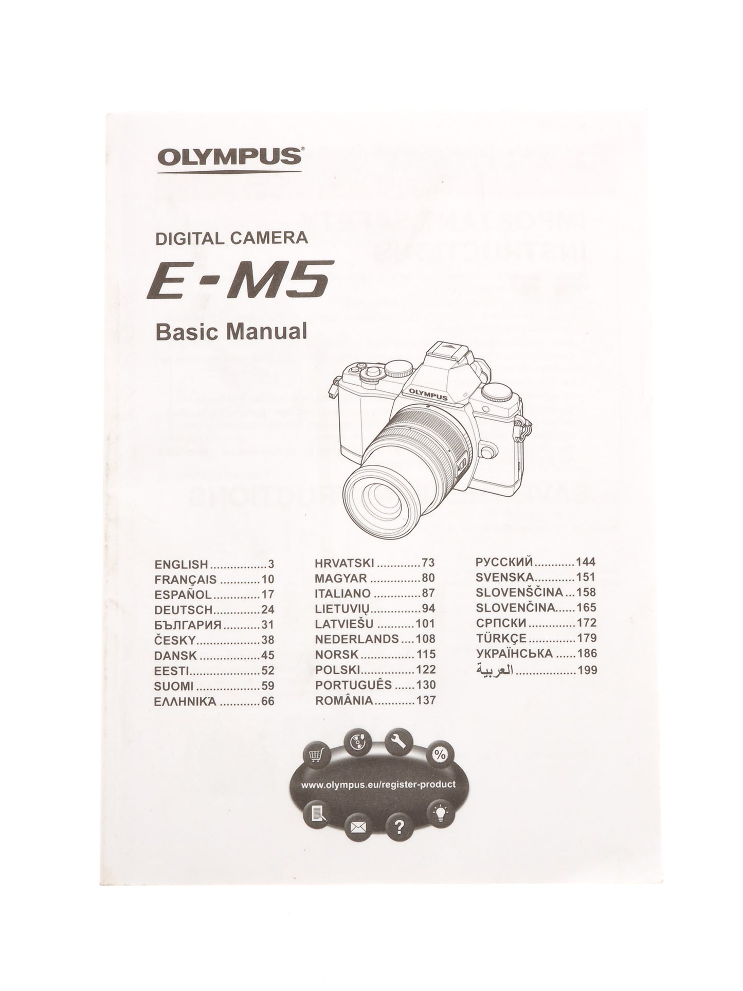 Olympus E-M5 Basic Manual - Accessory