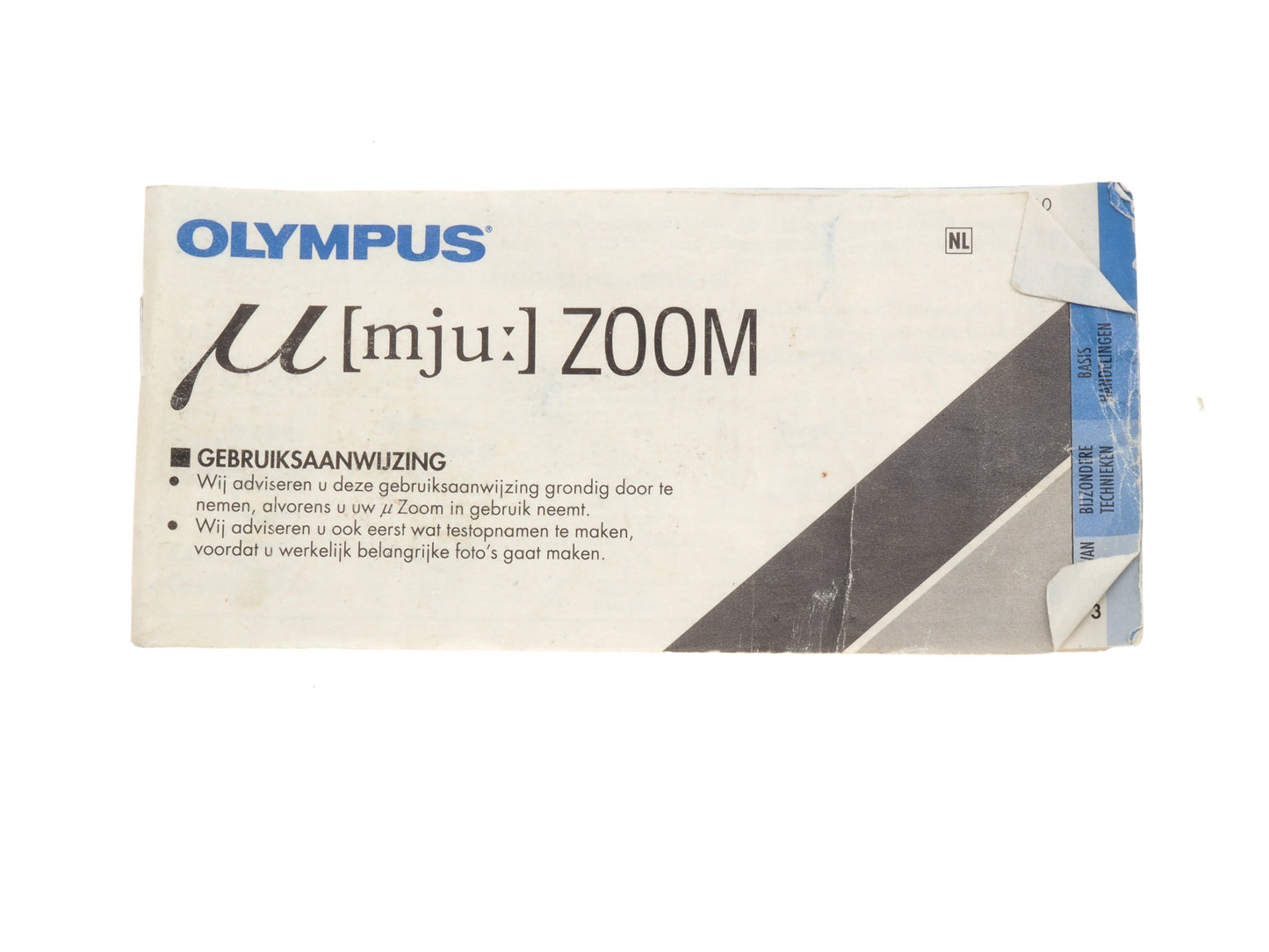 Olympus Mju Zoom Instructions