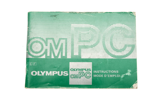Olympus OM PC Instructions - Accessory