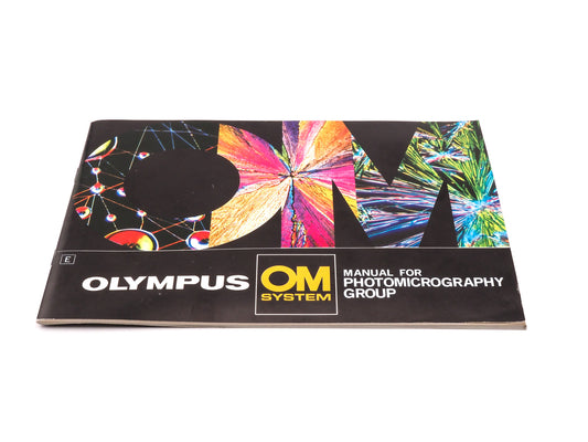 Olympus Photomicrography Group Instructions - Accessory