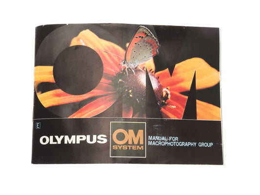 Olympus OM System Macrophotography Group Instructions - Accessory
