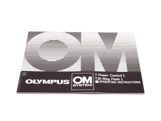 Olympus T Power Control 1 + T10 Ring Flash 1 Instructions - Accessory