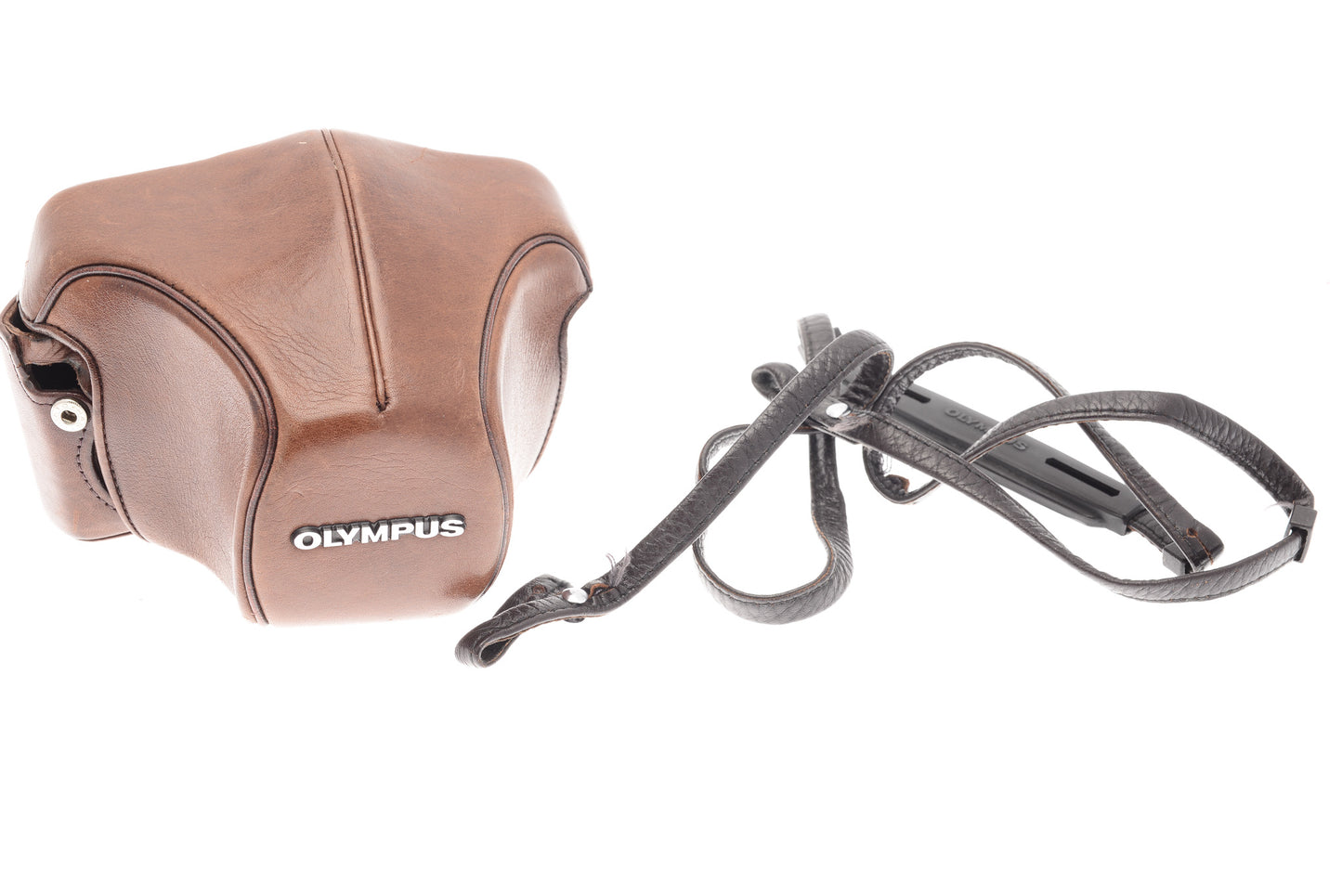 Olympus Ever Ready Case Light Brown Leather - Accessory