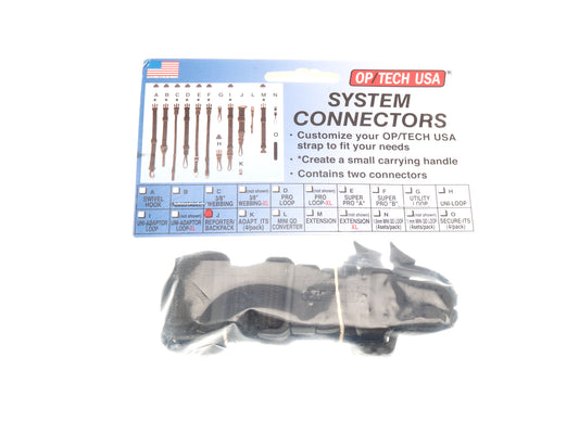 OP/TECH USA J Reporter Backpack System Connector - Accessory