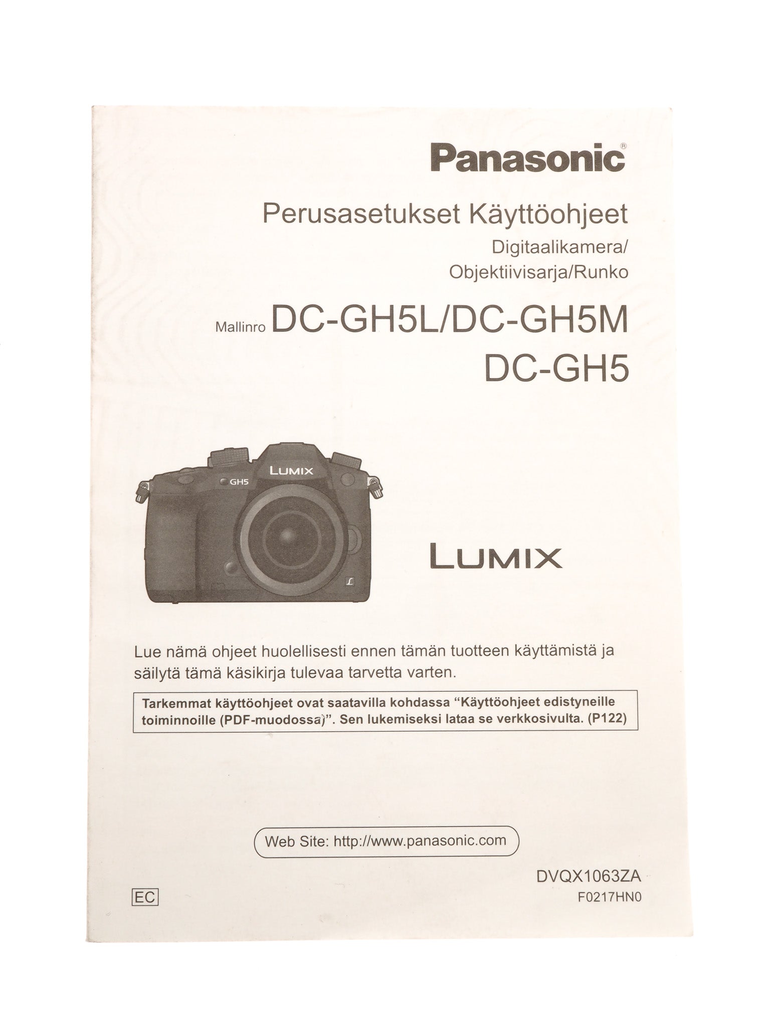 Panasonic Lumix GH5 Instructions - Accessory – Kamerastore