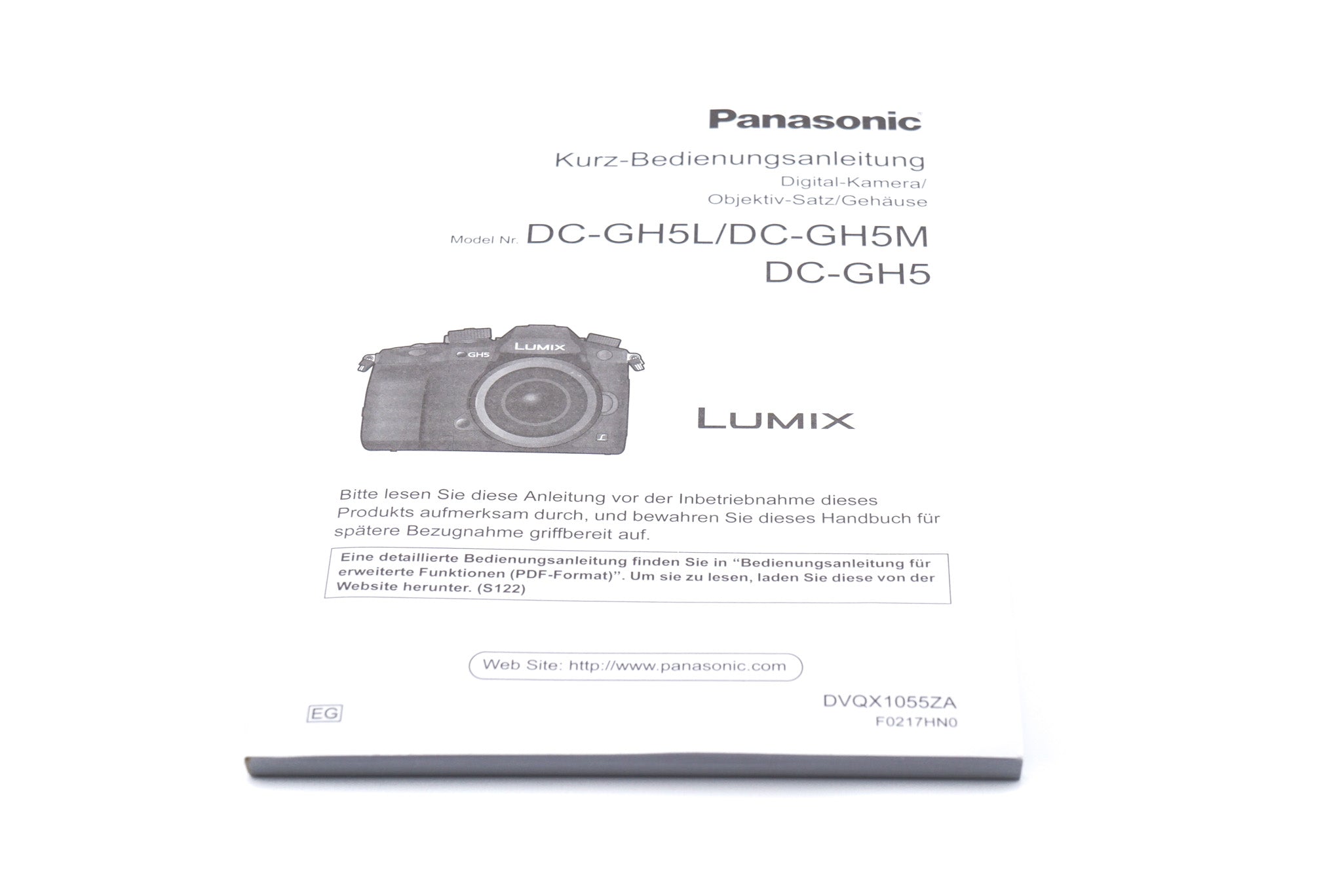 Panasonic Lumix DC-GH5 Instructions - Accessory – Kamerastore